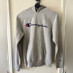 Champion Light Gray Boy's Hoodie